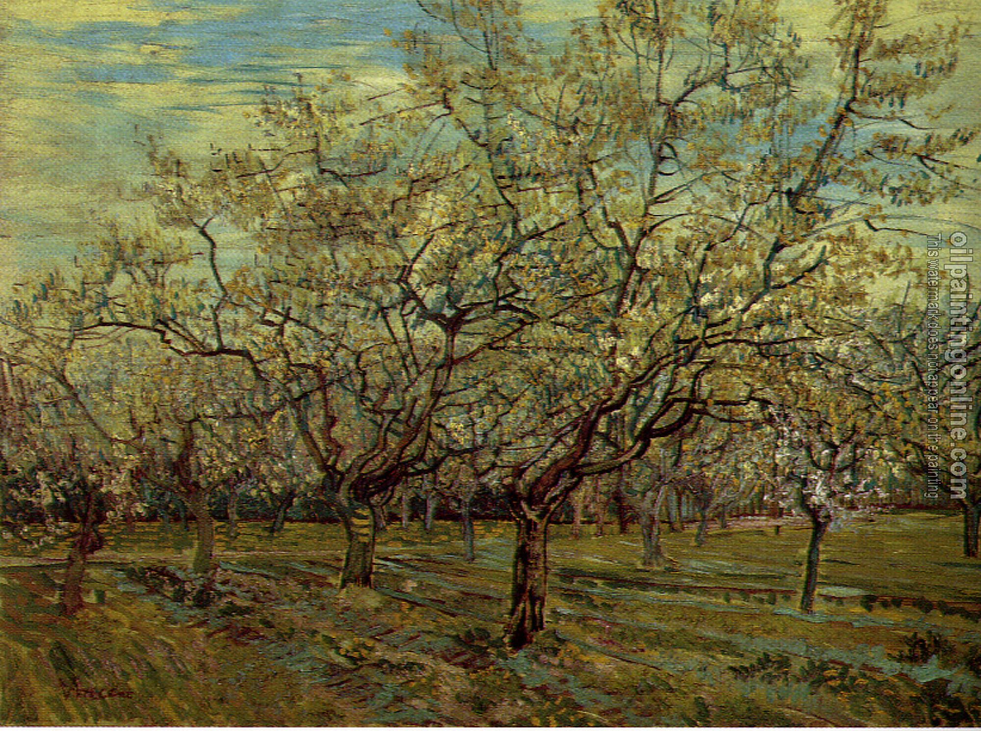 Gogh, Vincent van - Orchard with Blossoming Plum Trees